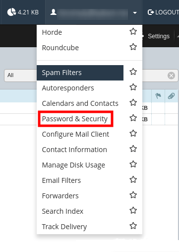 Email Account Password Reset in cPanel 5 Email Account