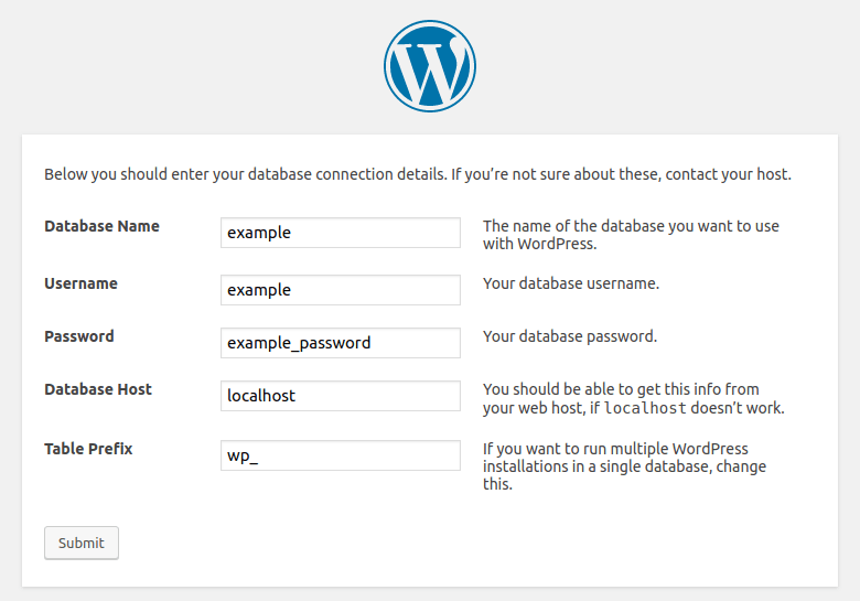 Setup Multiple WordPress Sites on one host a single VPS 2 WordPress installation - Step 2
