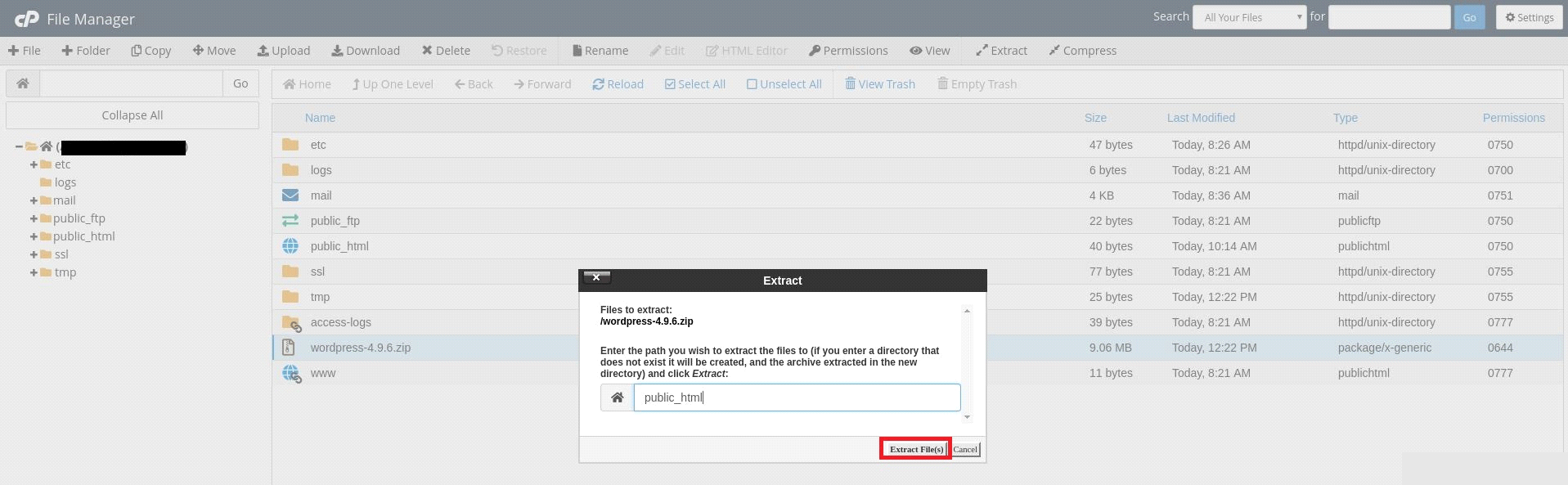 Install WordPress Manually from cPanel 2 Install WordPress Manually from cPanel