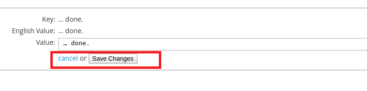 Modify languages