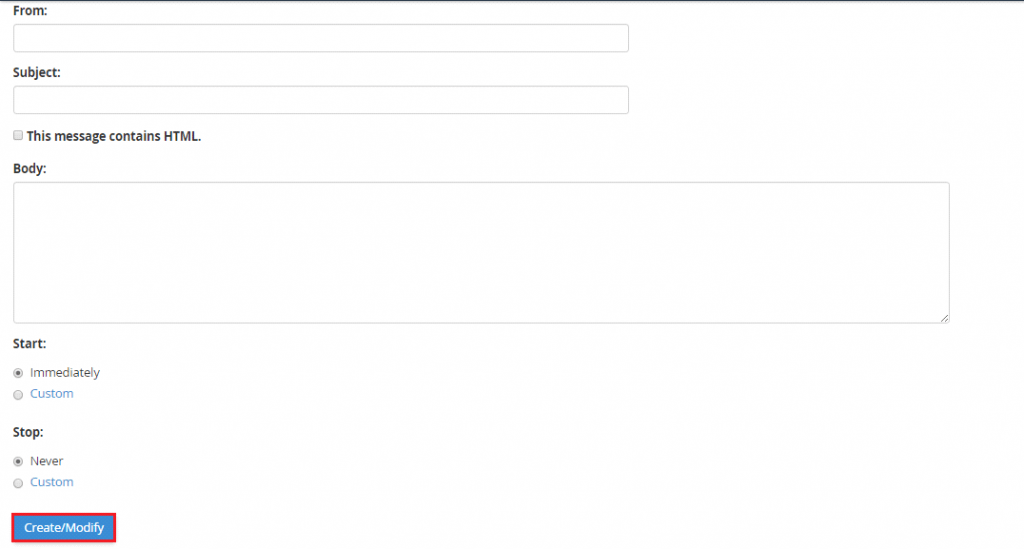 Setup Autoresponder in cPanel webmail 4 Set Up Email Responder in cPanel webmail