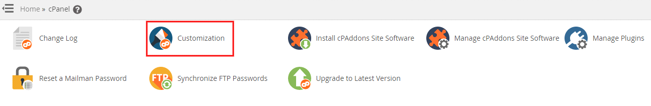 All about cPanel Customization 2 cPanel customization