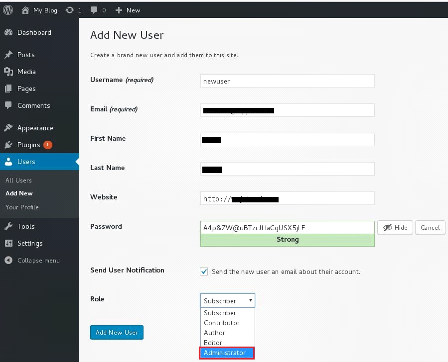Change WordPress Admin Username from Dashboard 2 Change WordPress Admin Username from Dashboard
