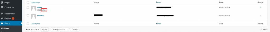 Change WordPress Admin Username from Dashboard 4 Change WordPress Admin Username from Dashboard