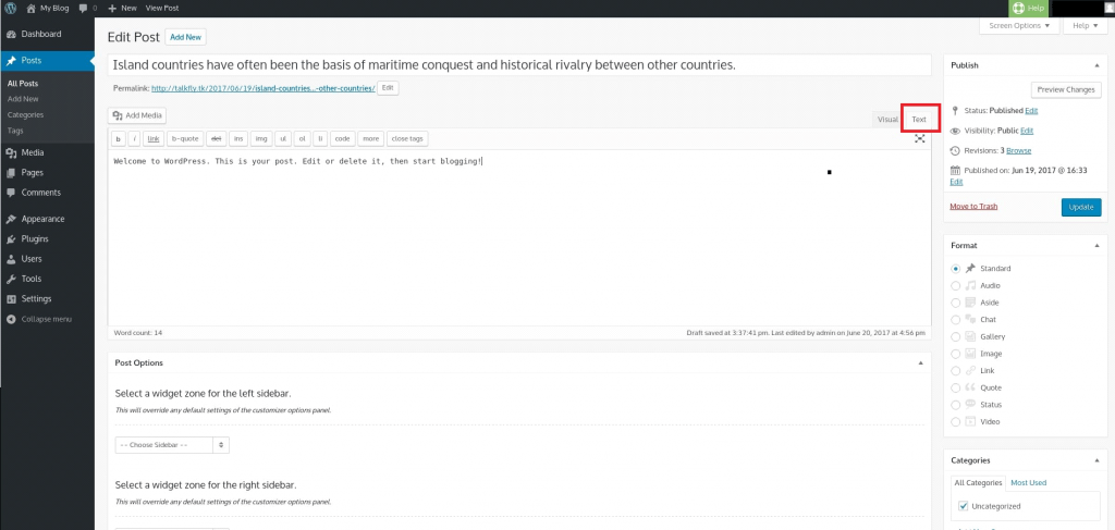 How to add HTML to a WordPress Page or Post? 2 HTML to WP