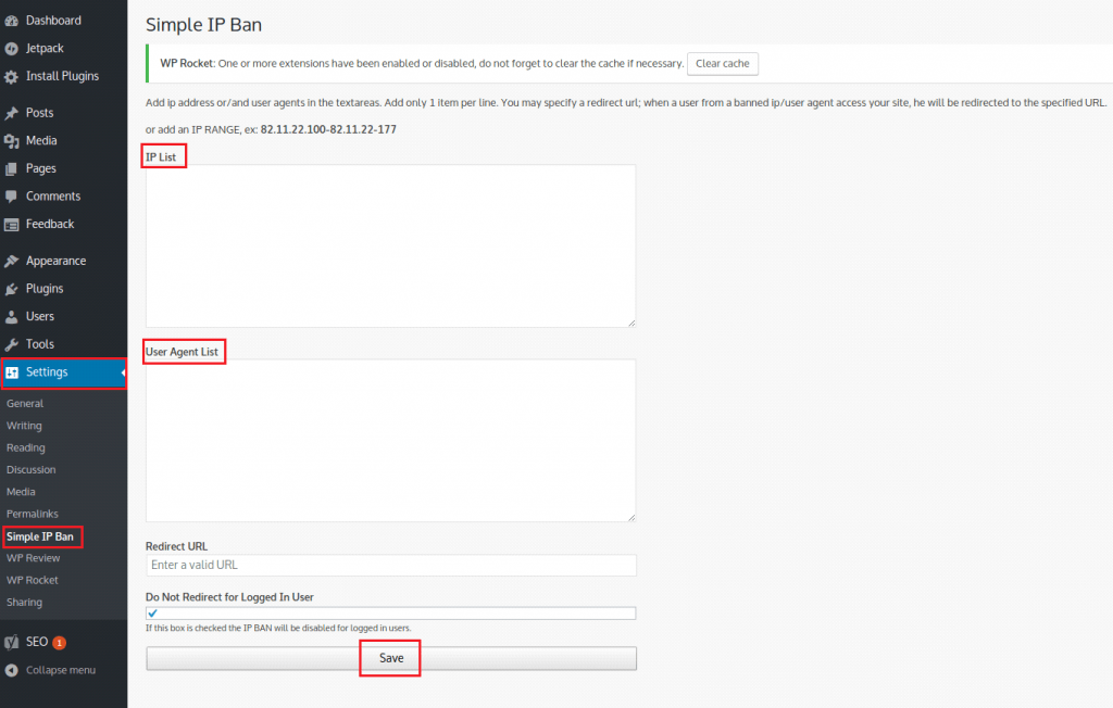 How to Restrict IP Addresses from Accessing WordPress Dashboard? 4 Restrict IP address