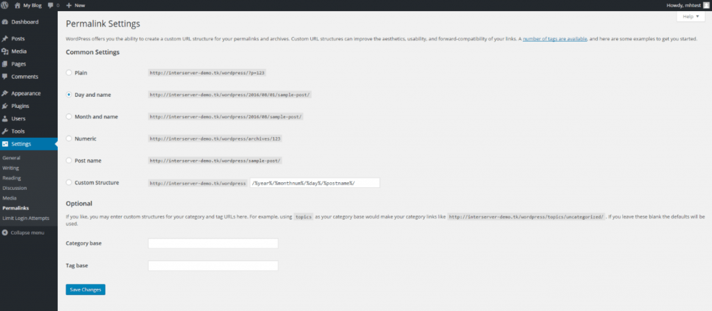 How to Set Permalinks in WordPress 3 Permanent Links
