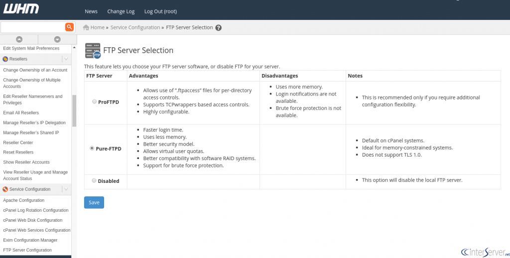 How to Enable FTP Access in WHM? 3 Enable FTP access