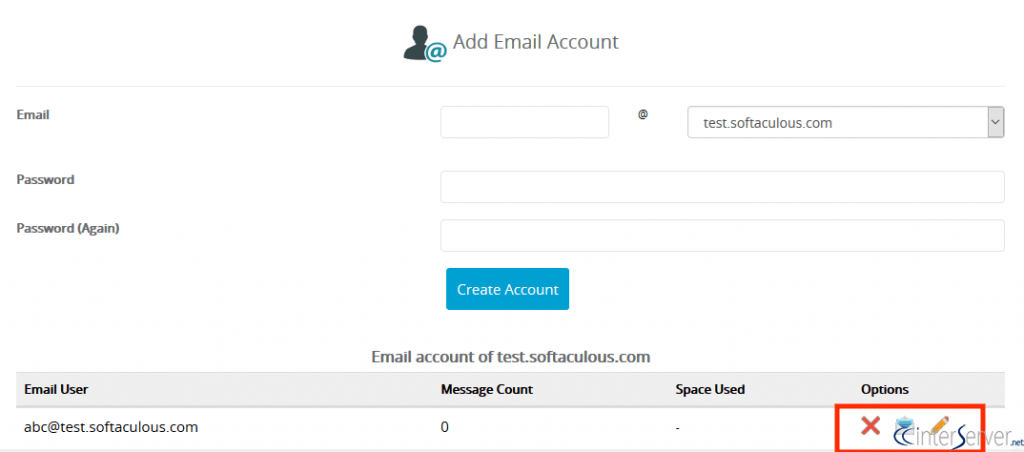 How to Add an Email Account in Webuzo? 4 Add Email Account