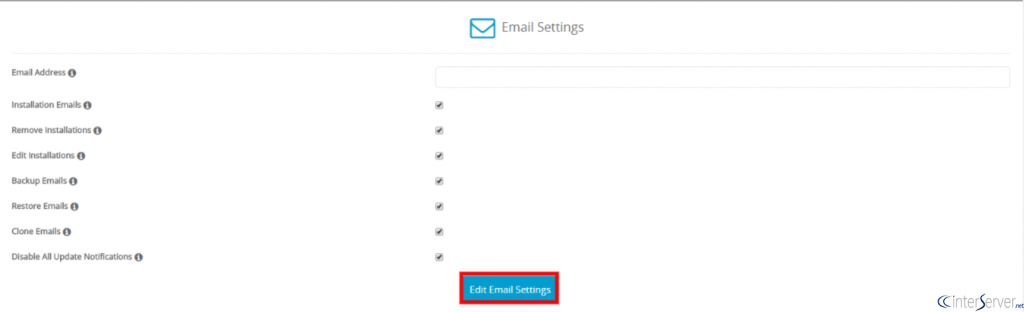 Disable Email Notifications Sent by Softaculous 5 Disable Email Notifications