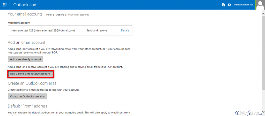 Set up Mail Fetching at Hotmail 3 Mail Fetching at Hotmail