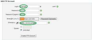 How to Create FTP Accounts in cPanel 2 2