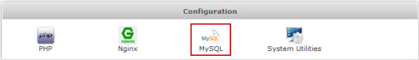Edit MySQL Config 1 Mysql_menu
