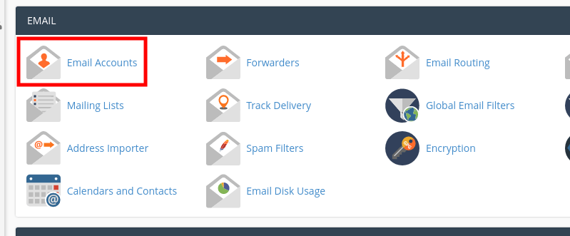 Email Account Password Reset in cPanel 1 Password Reset