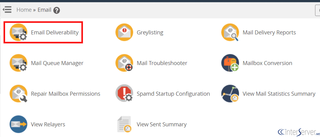 Email Deliverability in WHM 1 Email deliverability
