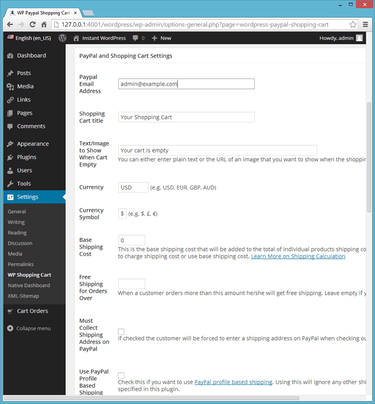 How to Add a PayPal Shopping Cart to Your WordPress